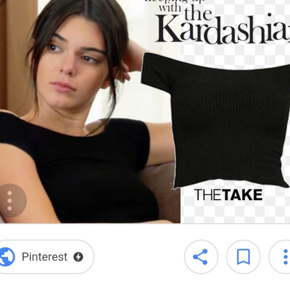 brandy melville anya smoked crop top